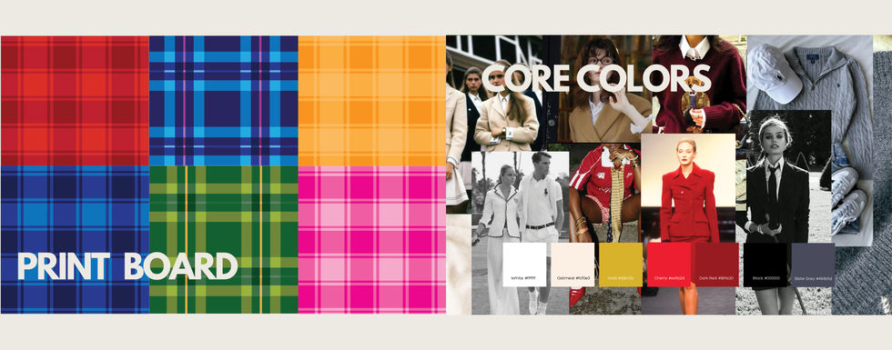 print board, core colors 
