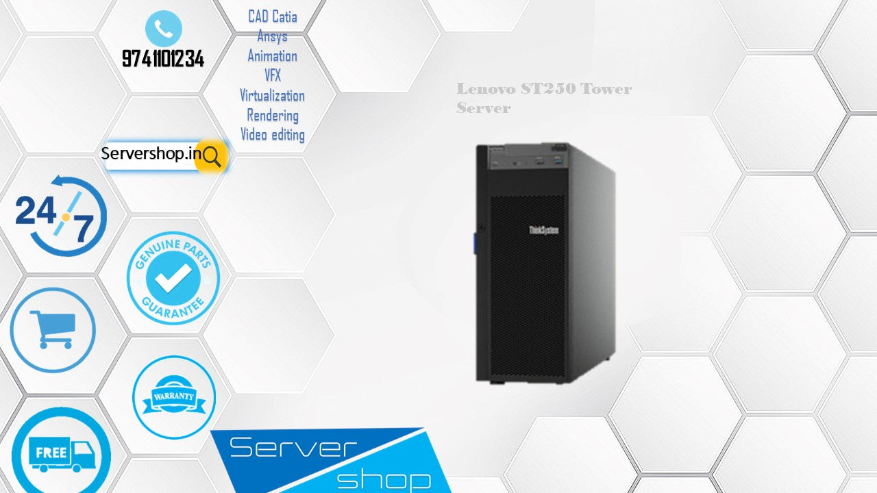 Lenovo ThinkSystem ST250 Tower Server