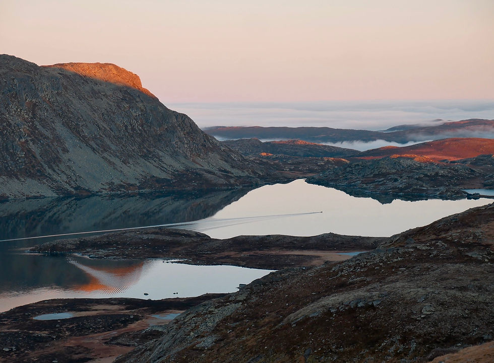 Escena de exploración ártica