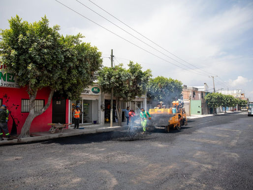 Rehabilitación del Bulevar Pablo Cabrera alcanza un 92% de avance.