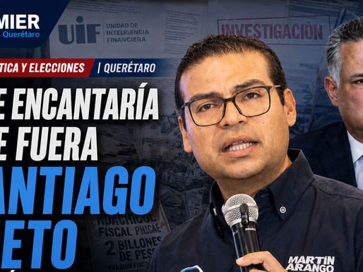 SANTIAGO NIETO retrata en persona lo que es morena: Martín arango.