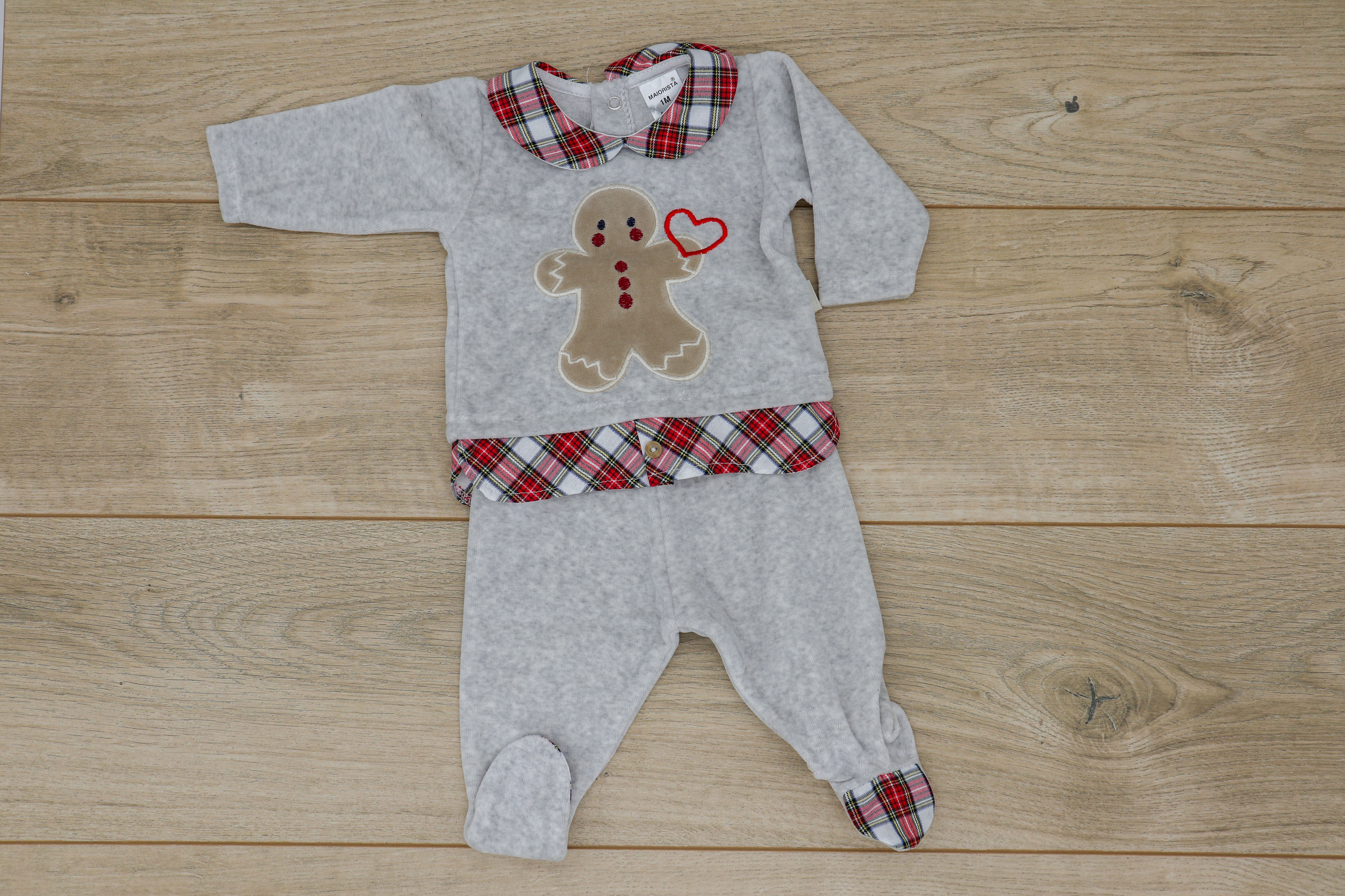 Pyjama 2 pièces pain d'épice