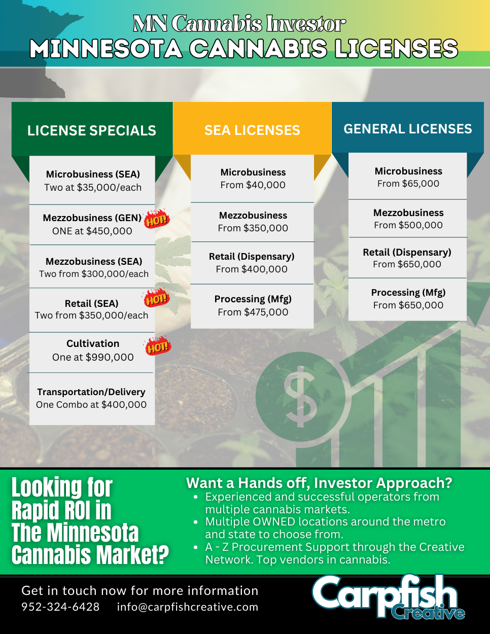 Minnesota License Sales
