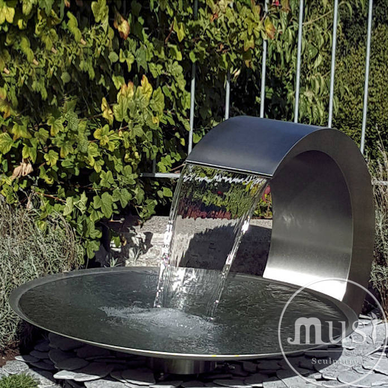 02. водопад из нержавеющей стали. навесной водопад для бассейна. водопад из нержавеющей стали. излив для водопада wfs600.