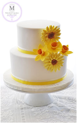 2 Tier Yellow & White