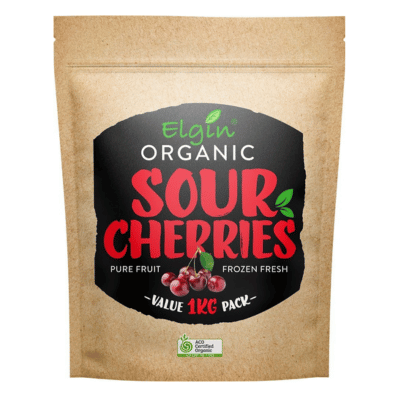 Organic Cherries - Red, Sour (1kg)