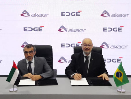 AKAER ESTABELECE MEMORANDO DE ENTENDIMENTO COM A EDGE