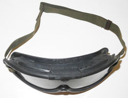 USN marked, 1945 dated Type M-1944 all purpose/flying goggles