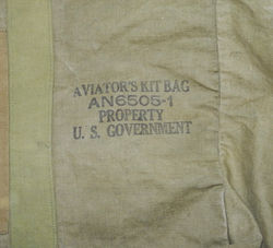 AAF Aviator's Kit Bag / parachute bag