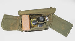 US army issue emergency/first aid kit with contents