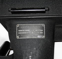 USAAF Aircraft Camera Type K-20, complete with accessories in transit case.