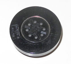 USN boxed oxygen mask mounted microphone ANB-MC-1 with adaptor.