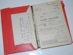 Log book grouping to a French Air Gunner: Battle of France, and Free French Air Force over North Afr