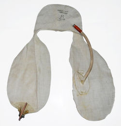 RAF 1941 Patt. Life Vest complete with stole with fitted inflation mechanism and kapok pads