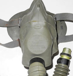 AAF A-10R (Revised) oxygen mask in perfect, unissued condition with original box