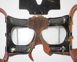 RARE RAF Mk IV goggles, complete with polarizing flip shield.