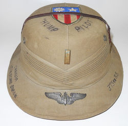 CBI AAF Indian made, British style, decorated pith helmet