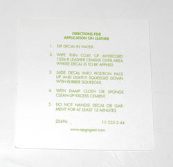 AAF decal as used on leather flying jackets, A-2, B-3 etc, (modern replacement)