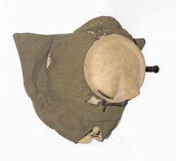 RAF Type D oxygen mask fitted with blanking cap