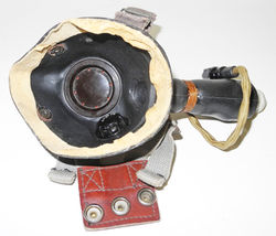 RAF Type E* oxygen mask REPRODUCTION by Sefton Clothing Co. with Type 48 microphone.