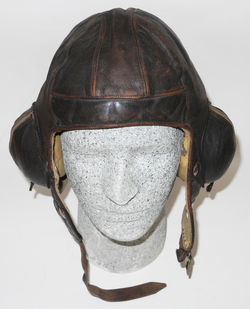 RAF Type B flying helmet, 1937 dated by Wareings, size 2