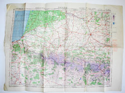 RAF navigation chart, Toulouse, France