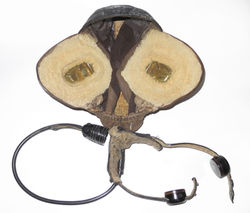Luftwaffe LKpN101 summer flying helmet "Netzkopfhaube" complete
