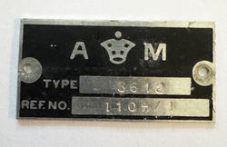 4 x small RAF Air Ministry aircraft data plates.