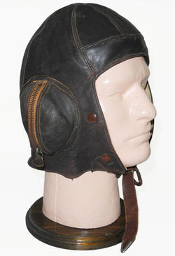 RAF Type B flying helmet, as worn in the Battle of Britain. Superb condition.