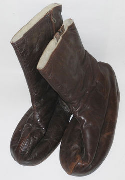 Early/pre-war French Air Force flying boots.