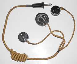 RAF Type 21 microphone assembly for the  Type D oxygen mask.