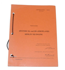 RAF Spitfire Mk II Pilots Notes reprint