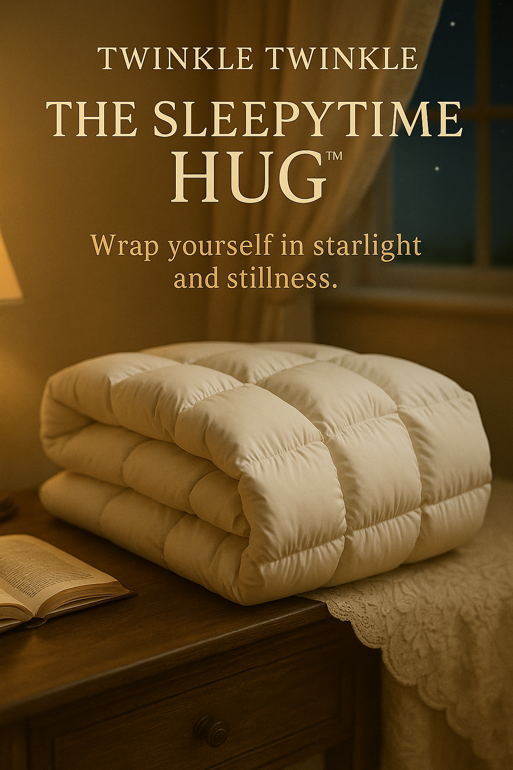 The HUG – Twinkle Twinkle Goose Down Duvet – Summer – Queen
