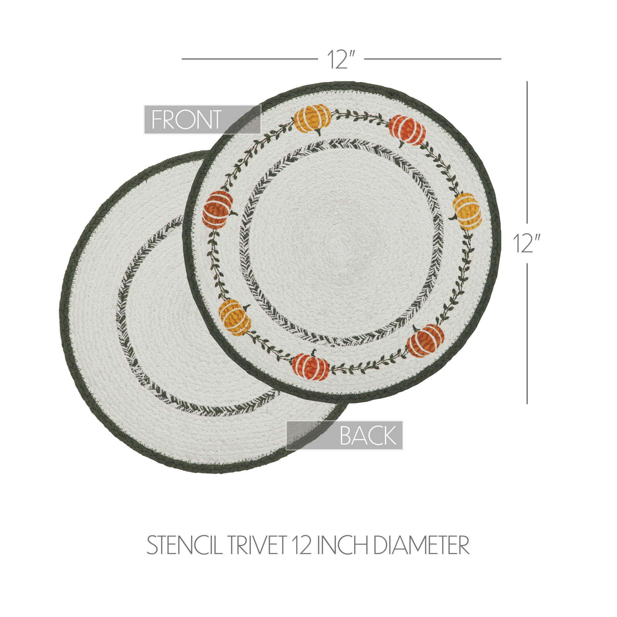 Autumn Pumpkin Bounty Trivet – 12"