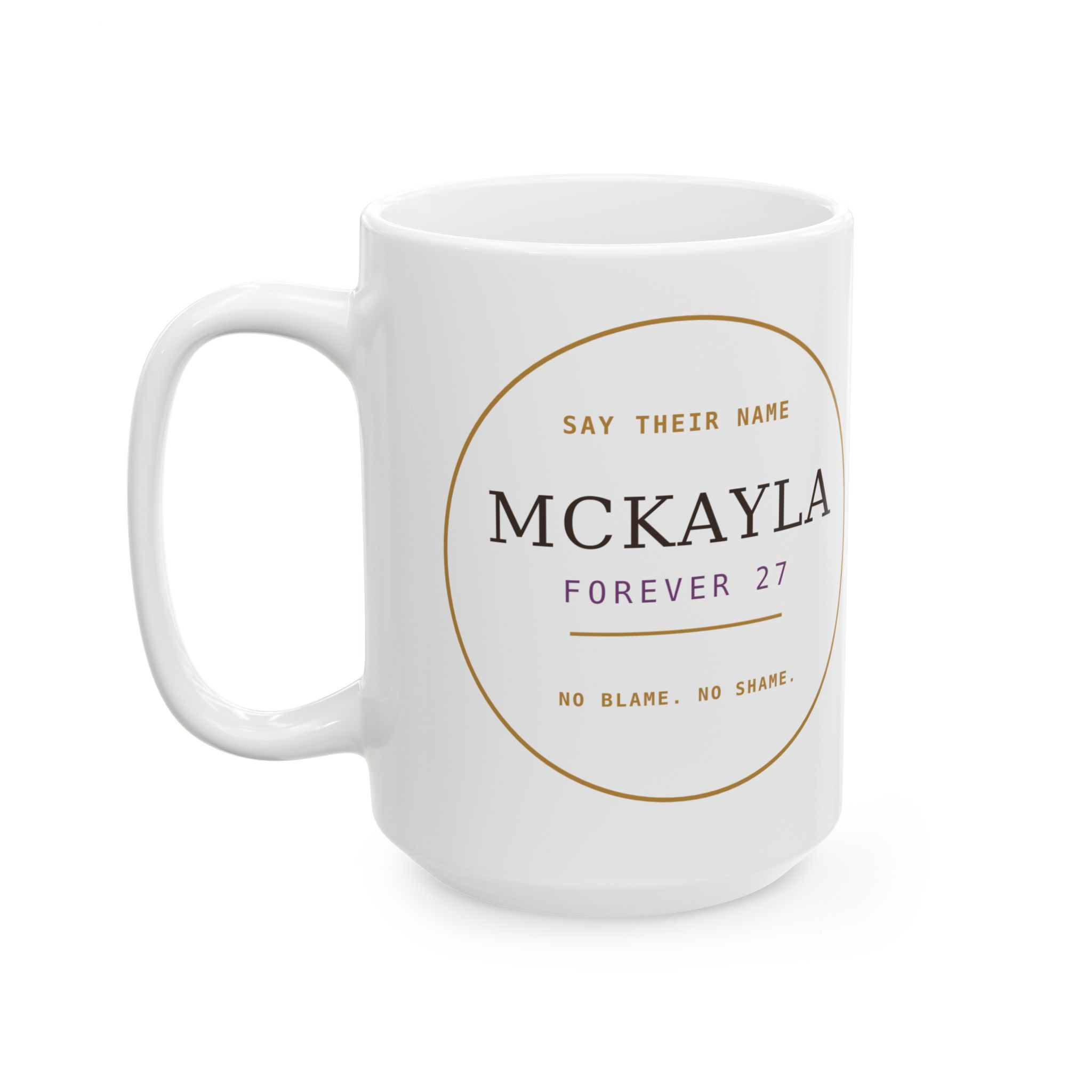 Memorial Ceramic Mug — Personalized 'In Loving Memory' Tribute (11oz/15oz)