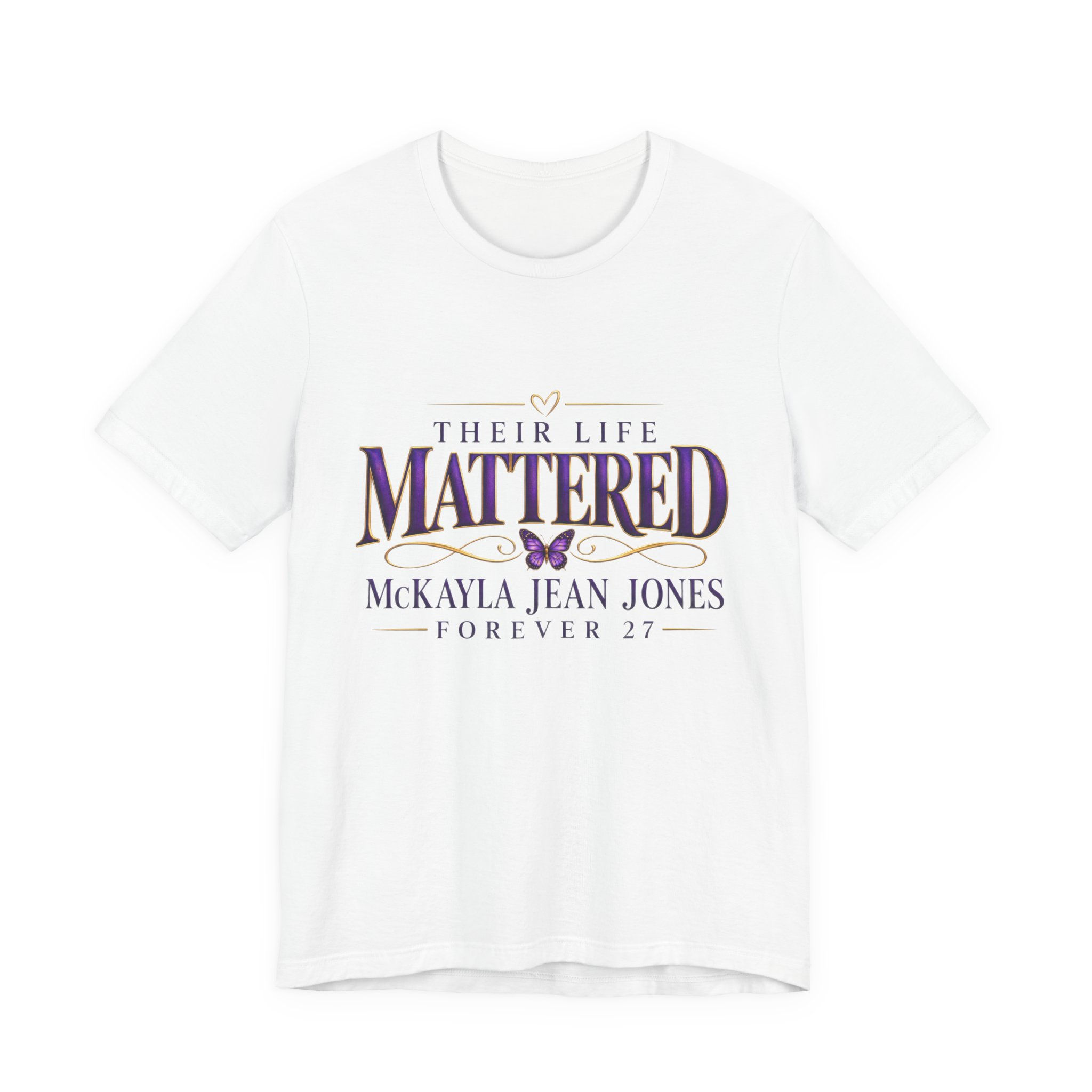 Say Their Name — Personalized Memorial V-Neck T-Shirt