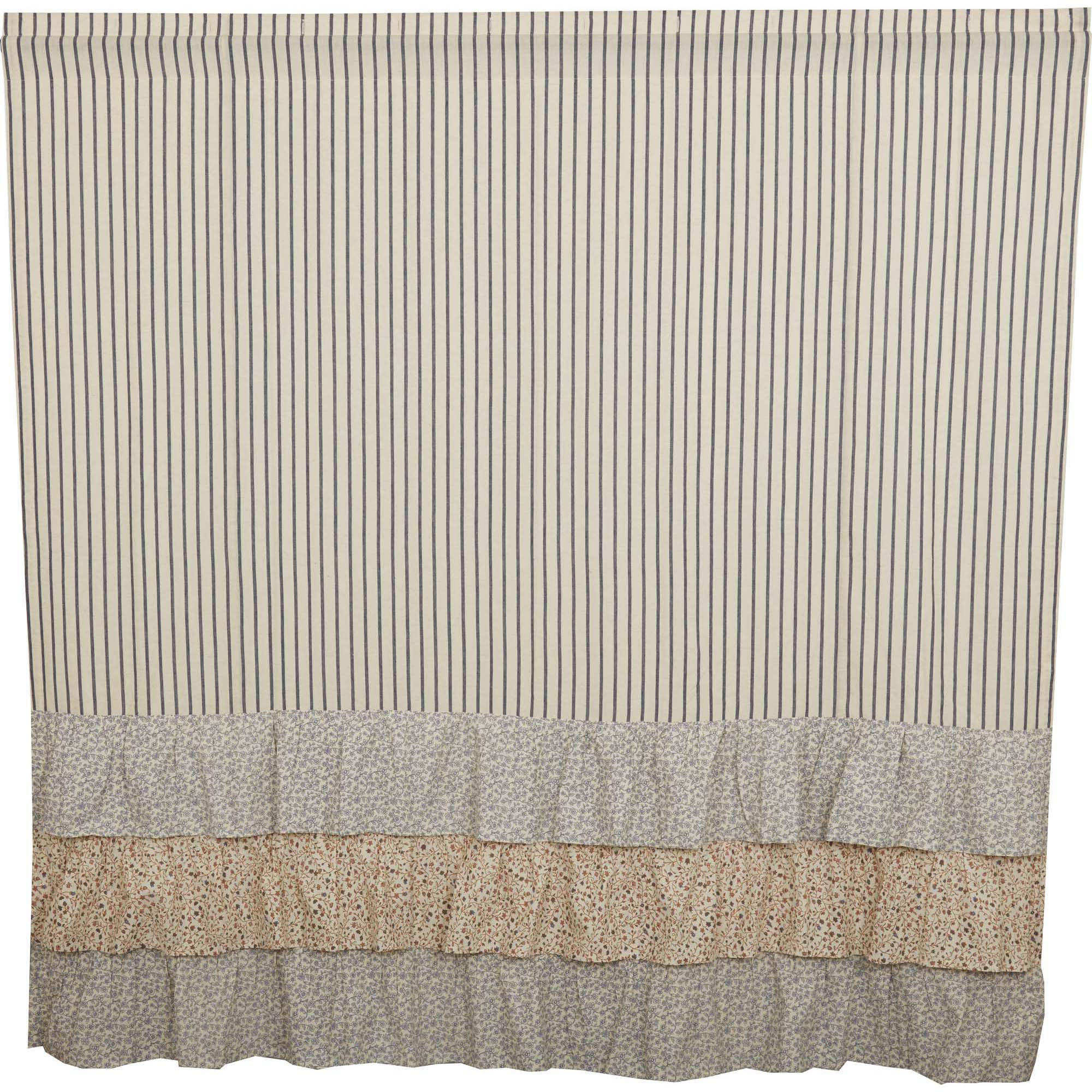 Kaila Ticking Stripe Shower Curtain