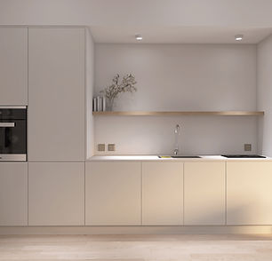 Virtuelles Staging - Visualisierung einer Küche.