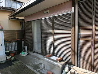 アルミ製テラス①【施工前】