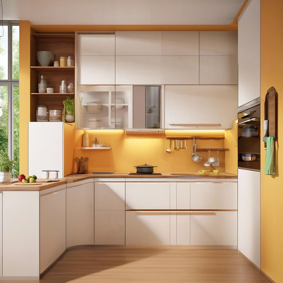 to create the modular kitchen