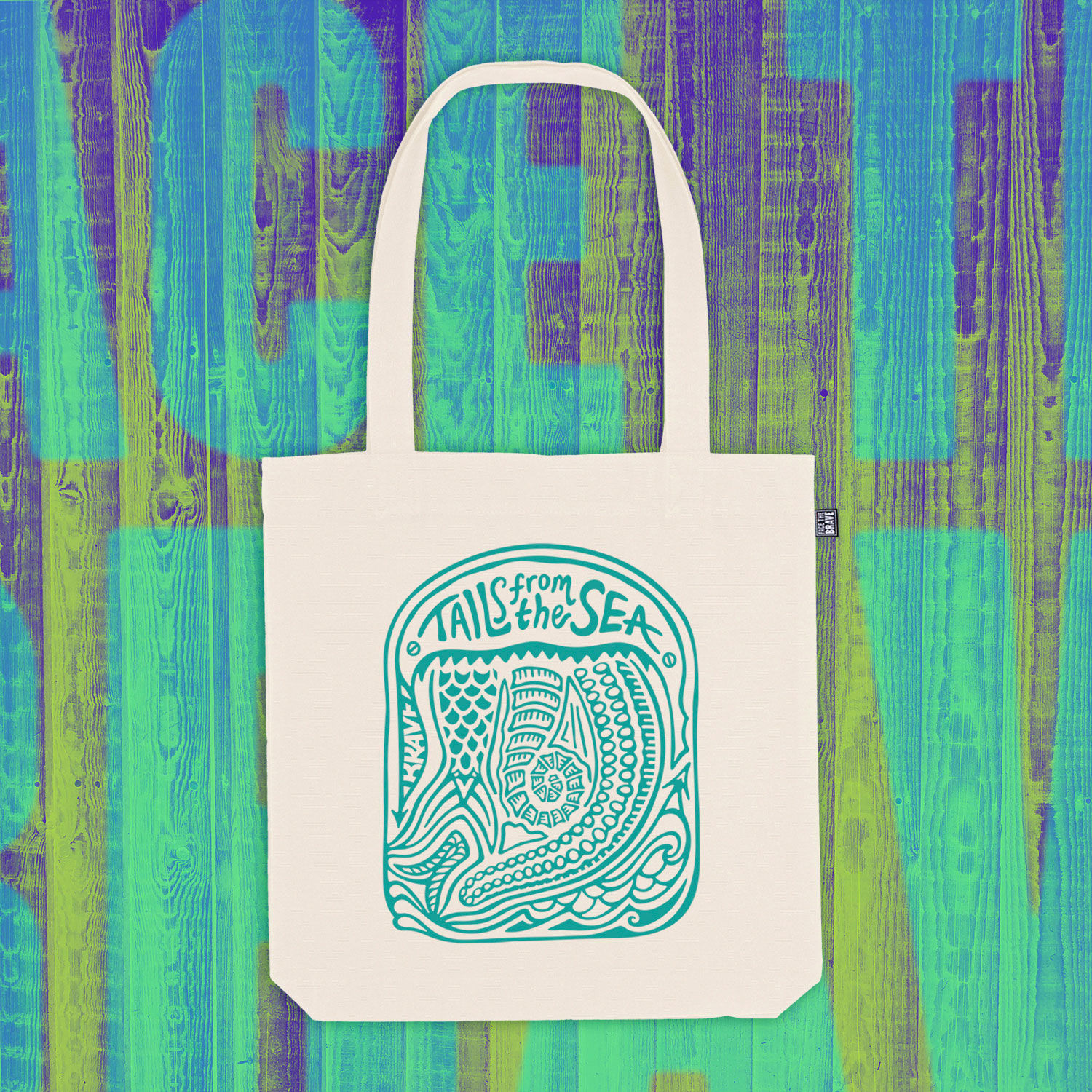 TAILS FROM THE SEA   //   Canvas Tote Bag