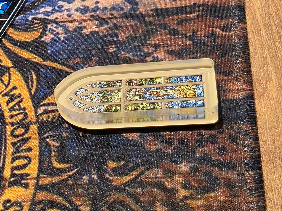 Thumbnail: Miniature Stained Glass Window Acrylic Fridge Magnet