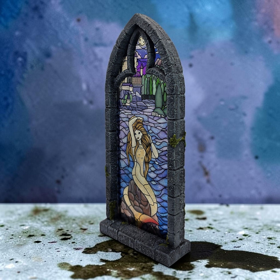 Thumbnail: Detailed mermaid window 