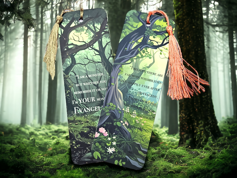 Thumbnail: Once upon a broken heart Eva and Jack's bookmarks
