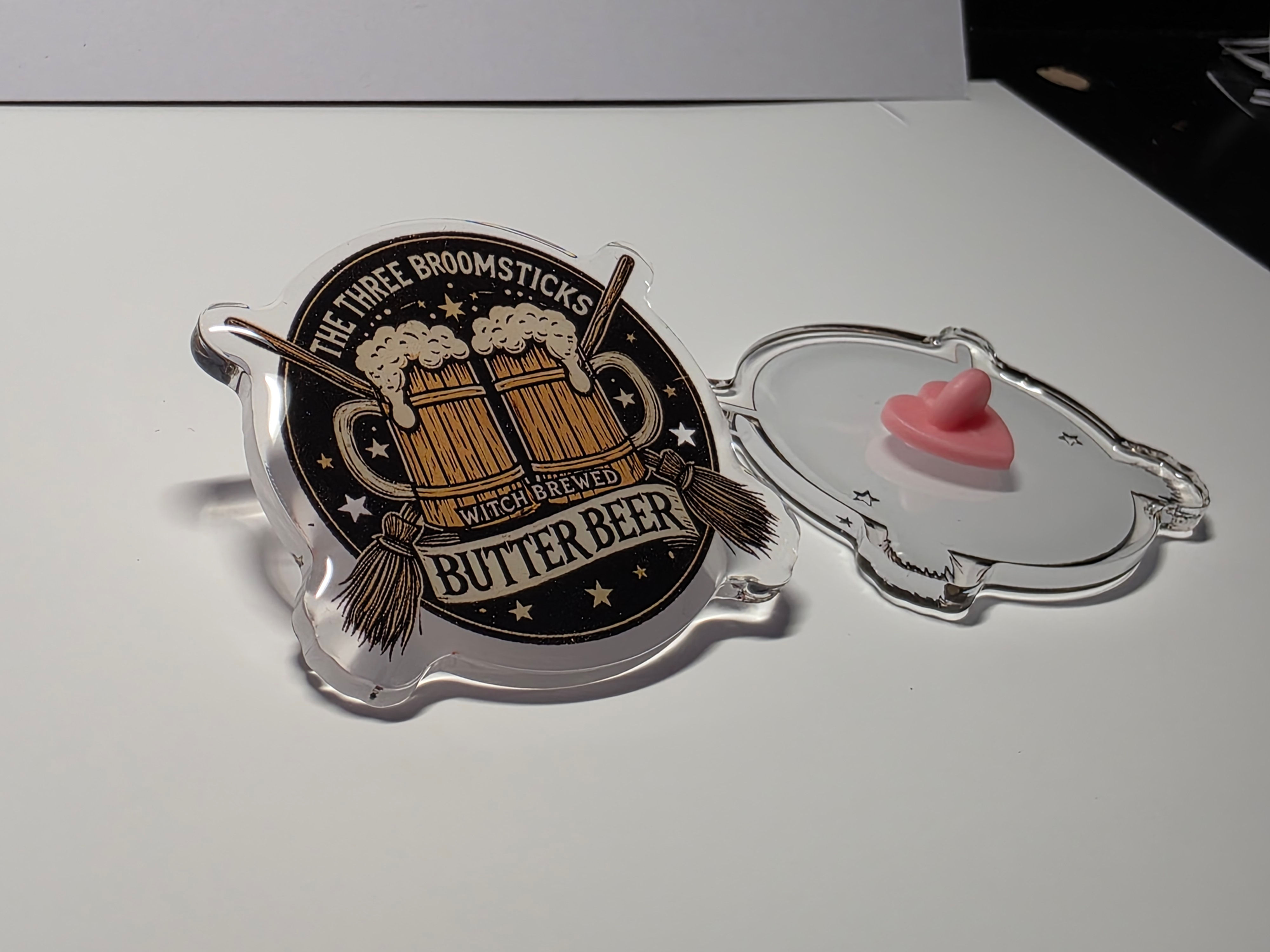 Butter Beer pin Badge