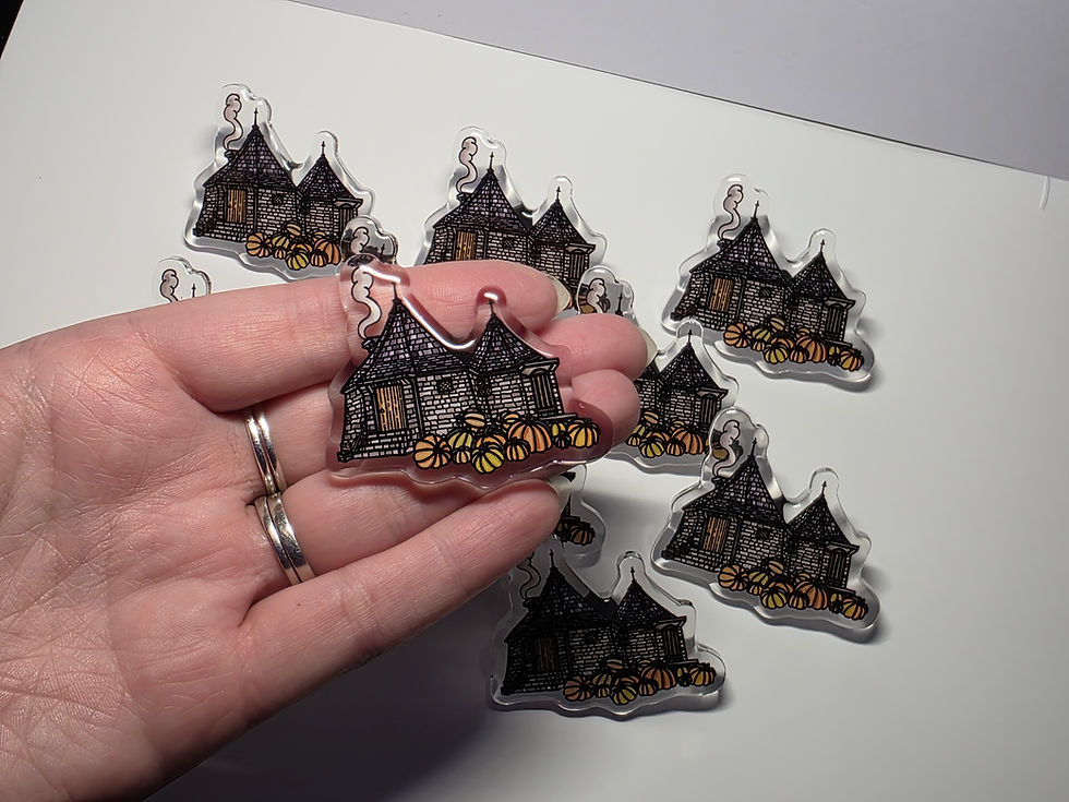 Thumbnail: Grounds keeper hut enamel pin Badge