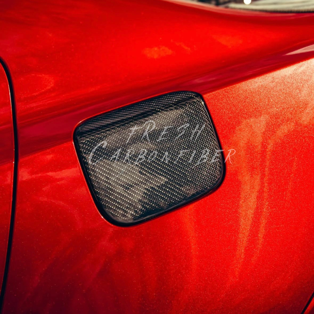 14-20 Lexus IS Fuel Door Cover Carbon Fiber