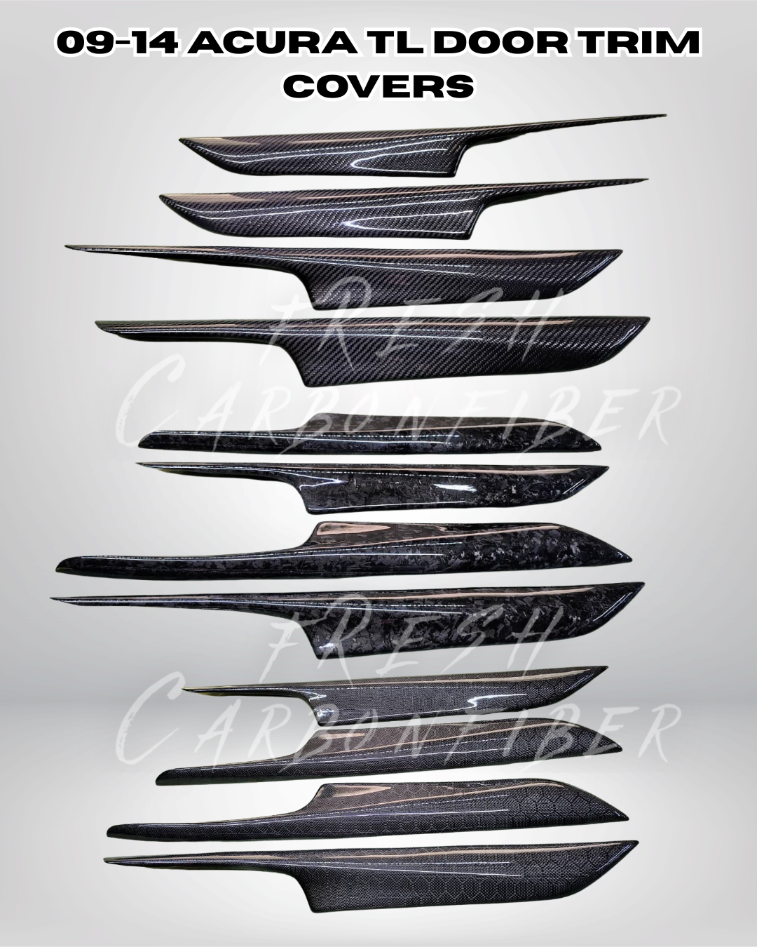 Door Trim Covers 09-14 Acura TL