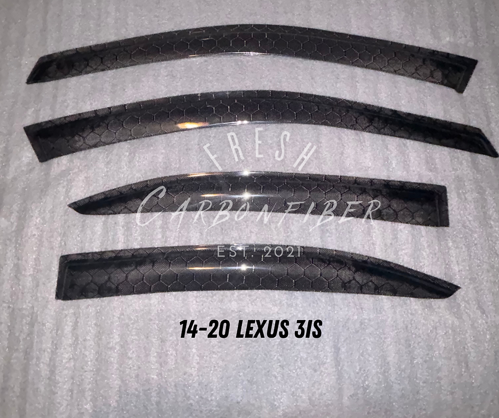 Thumbnail: 14-20 Lexus 3IS Carbon Fiber Side Visor
