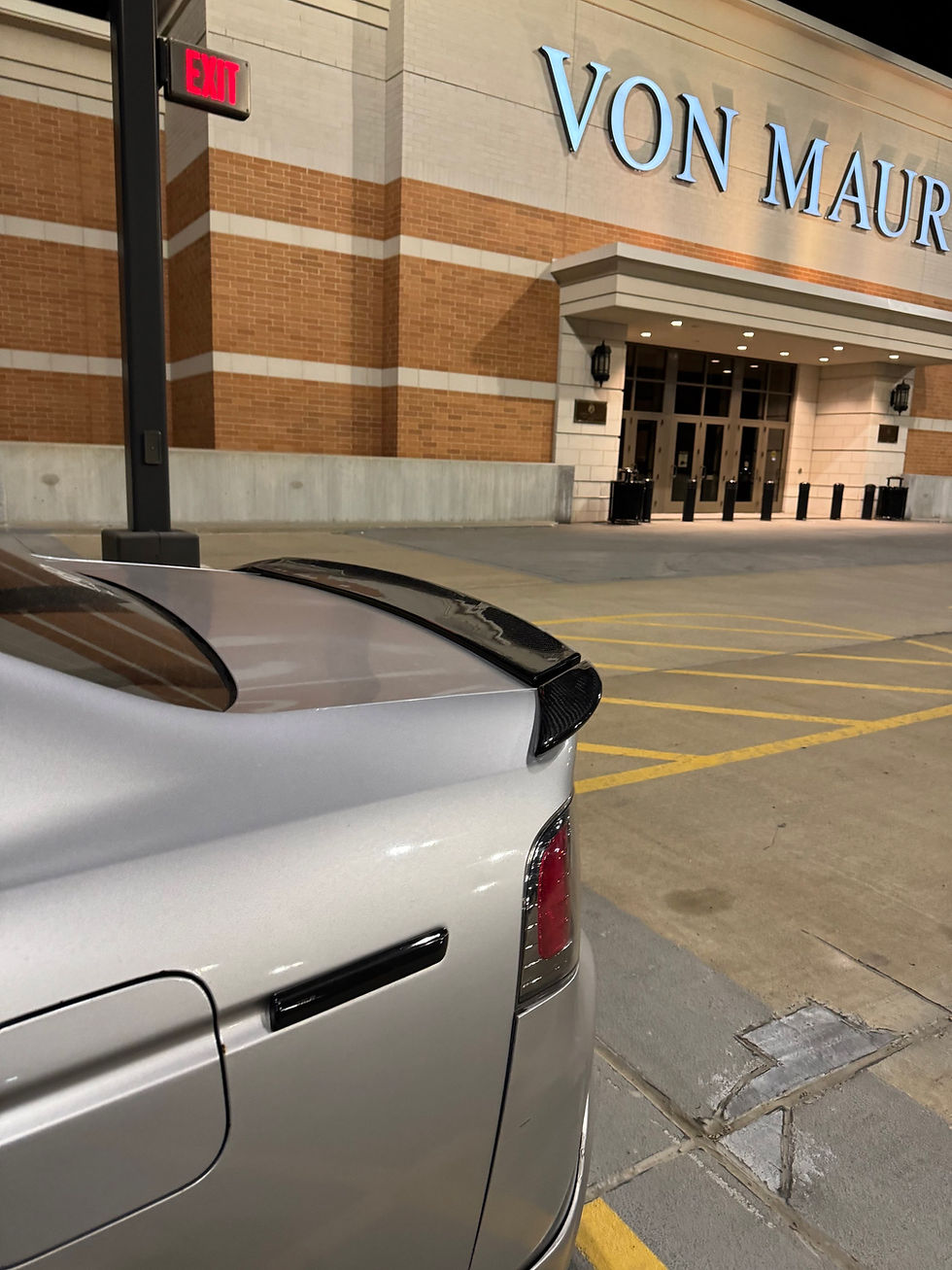 Thumbnail: 04-08 Acura TL 3PC Carbon Fiber Spoiler